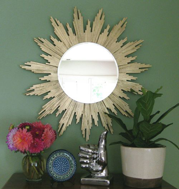 Sunburst mirror- DIYscoop.com