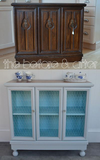 Old cabinet remodeled - DIYscoop.com