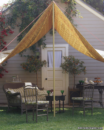 simple 1 pole canopy- DIYscoop.com