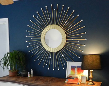 sunburst mirror frame- DIYscoop.com