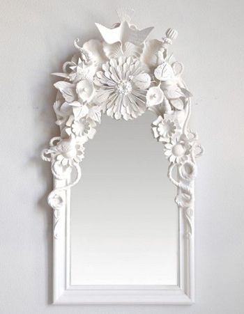 unique art mirror frame- DIYscoop.com