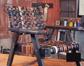 belted lounge chair- DIYscoop.com