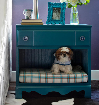 pet bed from old dresser- DIYscoop.com