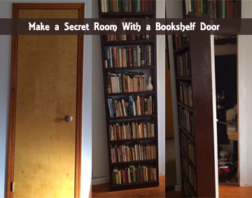 Make A Secret Room With A Bookshelf Door Diy Scoop