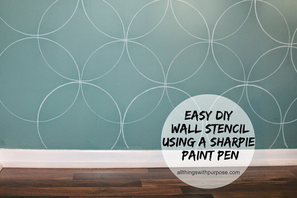 DIY fast and easy wall stencil
