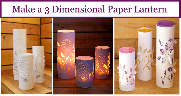 Make a 3 dimensional paper lantern
