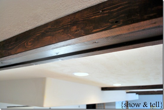 Beautiful Faux Wood Beams For Your, Wood Beams On Ceiling Diy