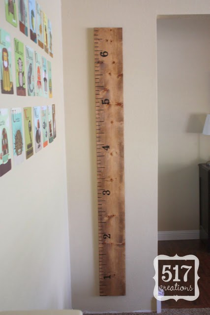 Ruler Measuring Growth Chart